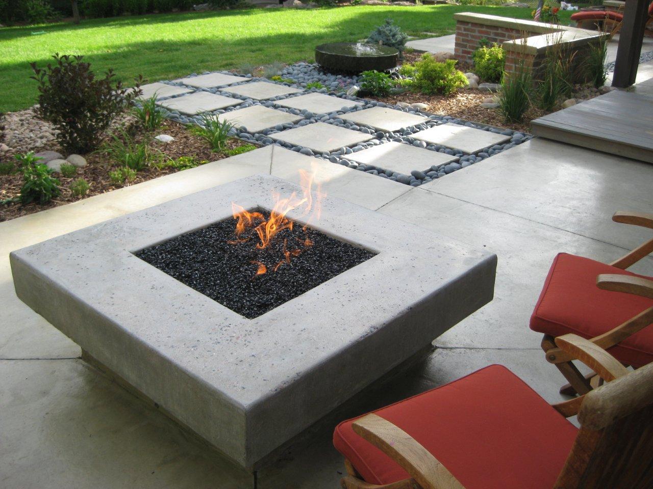 Back Yard Designs with Fire Pits