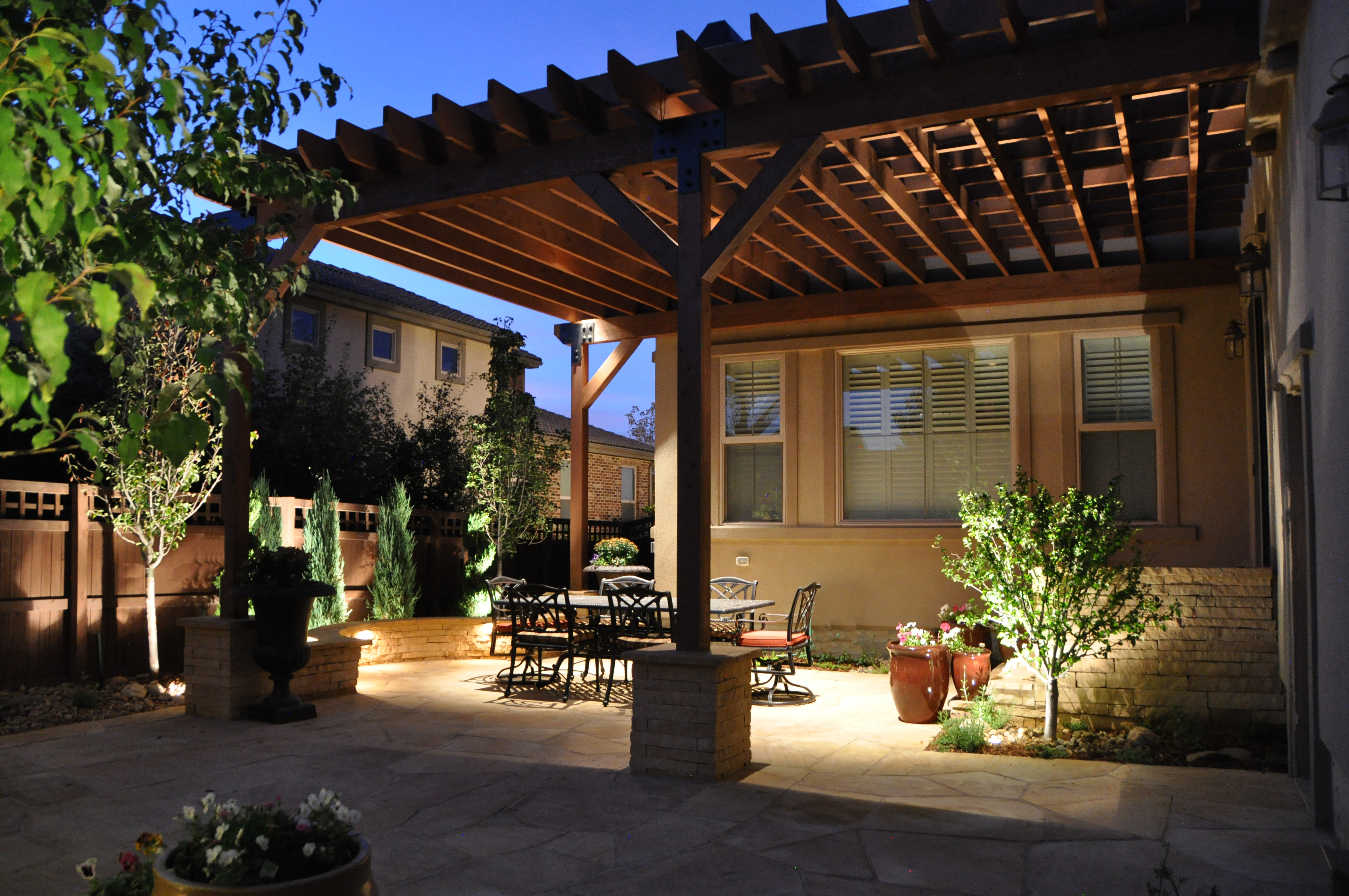 Landscaping in Denver » Blog Archive » Tuscan Patio and Arbor with 