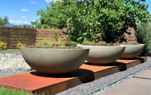 modern landscaping planters